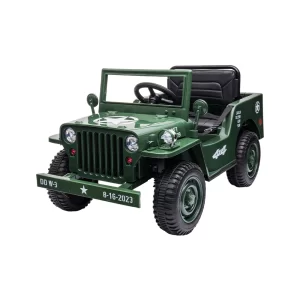 Report for Duty: The Ultimate 4x4 Military Jeep W3 Ride-On