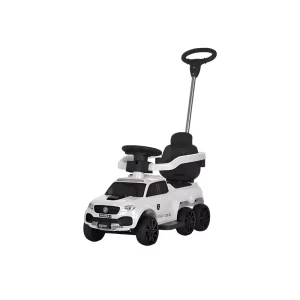 6-Wheel RC Ride-On Car with Push Handle