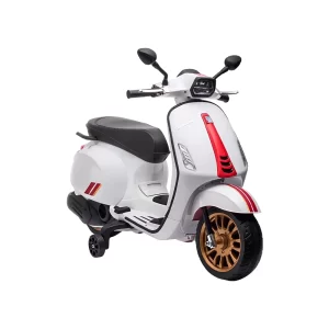 Classic Italian Style: The Scooty Vespa Electric Ride-On Scooter