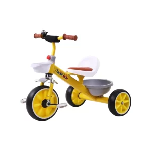 TRICYCLES 1306: Cheerful Yellow Toddler Trike