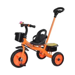 TRICYCLES 815: Classic Toddler Trike with Safety Harness & Push Handle