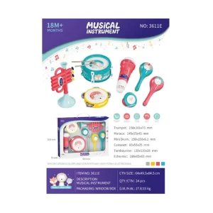 Instrumental Set RJ6803: Unleash Your Toddler's Inner Maestro!