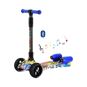 A02 FIRE SCOOTER: Ride with Music, Lights, and Jet-Powered Fun!