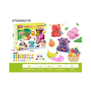 COLORED CLAY BOX 5834-A