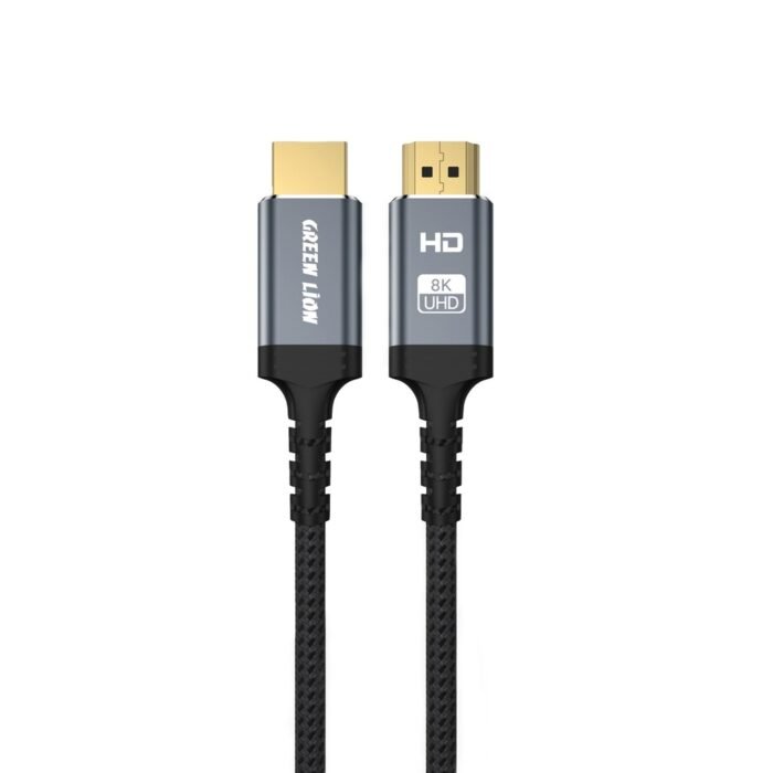 [GN8KHDMI2MBK] Green Lion 8K HDMI Cable 2 Meter - Black