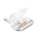 [GNMLDTCBSETWH] Green Lion 6 in 1 Multi Functional Data Cable Set - White