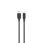 [GNPVCATC3MBK] Green Lion USB-A to USB-C PVC Cable 3M - Black
