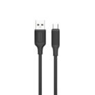 [GNPVCATCBK] Green Lion USB-A to USB-C PVC Cable 1M 2.4A (_Black) (1)