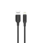 [GNPVCATL2MBK] Green Lion USB-A to Lightning PVC Cable 2M - Black