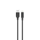 [GNPVCATL3MBK] Green Lion USB-A to Lightning PVC Cable 3M - Black