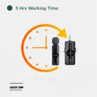 Green Lion 3 in 1 Noise Cancellation Microphone - Black (2)