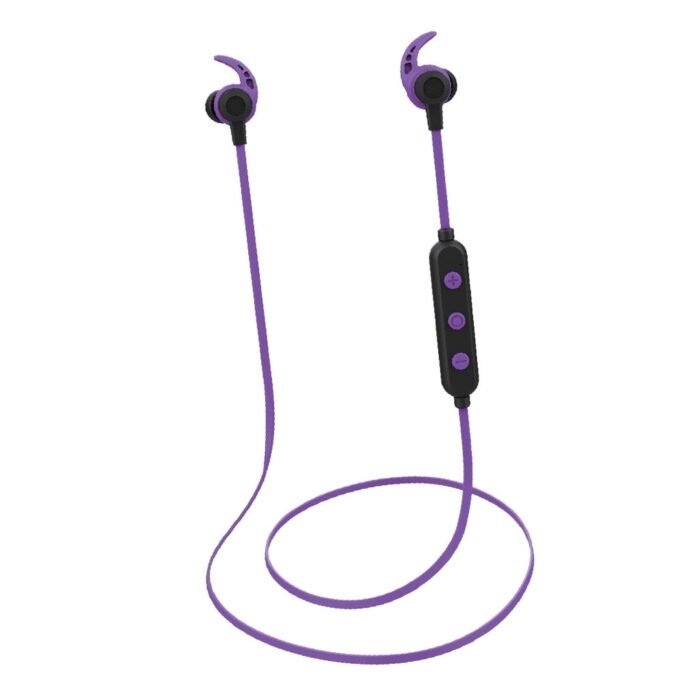 Green Lion Earphones & Earbuds Green Lion Track Earphone 10m Working Distance Purple [GNTRCKEPHPL]