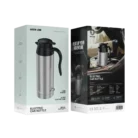 Green Lion Electric Car Kettle 800ML - Silver (1)