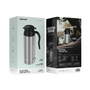 Green Lion Electric Car Kettle 800mL - Silver