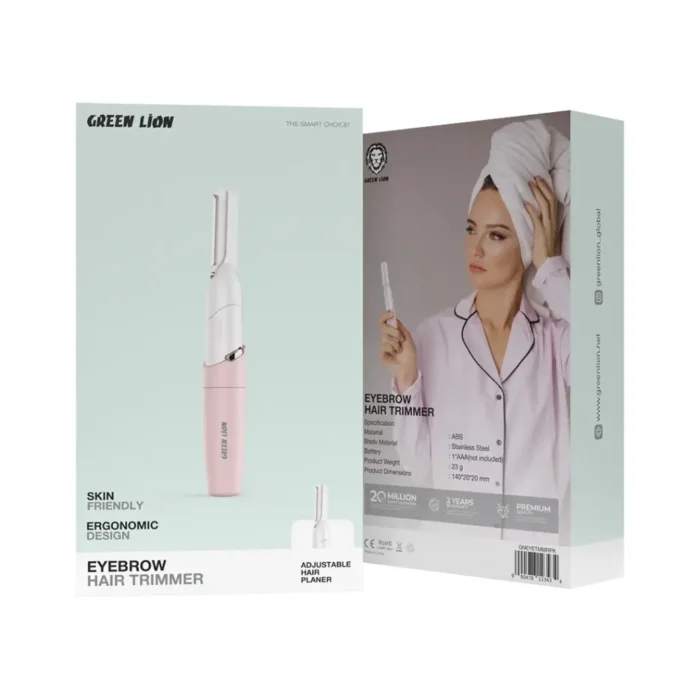 Green Lion Eyebrow Hair Trimmer - Pink (7)