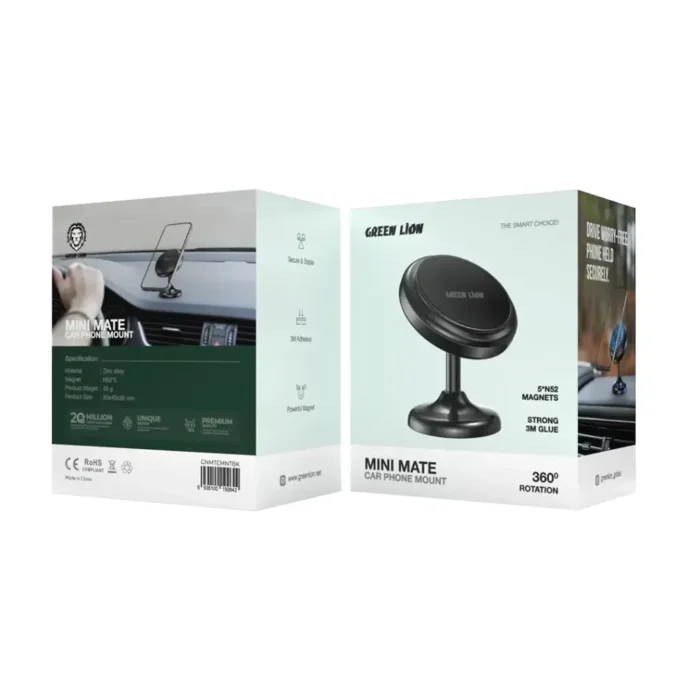 Green Lion Mini Mate Car Phone Mount - Black (1)