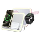 [PD-LFST108-WH] Porodo Multi-Device Wireless Charging Mirror With Lights (White)