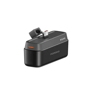 Porodo Power Bank Mini Type-C Connector 20W PD 5000mAh Black