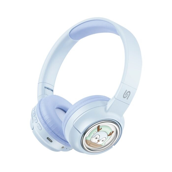 [PD-STWLEP027-BU] Porodo Soundtec Moose Wireless Kids Headphone (Blue)
