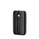 Porodo 10000mAh 4 Power Bank Station Lightning and Type-C Integrated Cable - Black (2)-600x600w