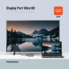 Porodo 4in1 USB-C Hub Type-C PD 100W HDMI USB 3.5mm Aux - Grey (5)