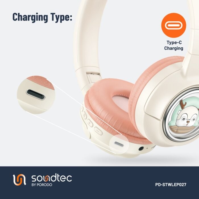 Porodo Soundtec Moose Wireless Kids Headphone (12)
