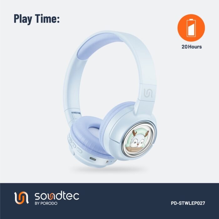 Porodo Soundtec Moose Wireless Kids Headphone (6)