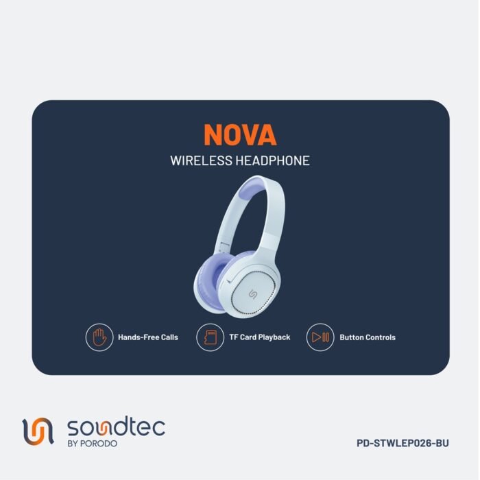 Porodo Soundtec Nova Wireless Headphone (3)