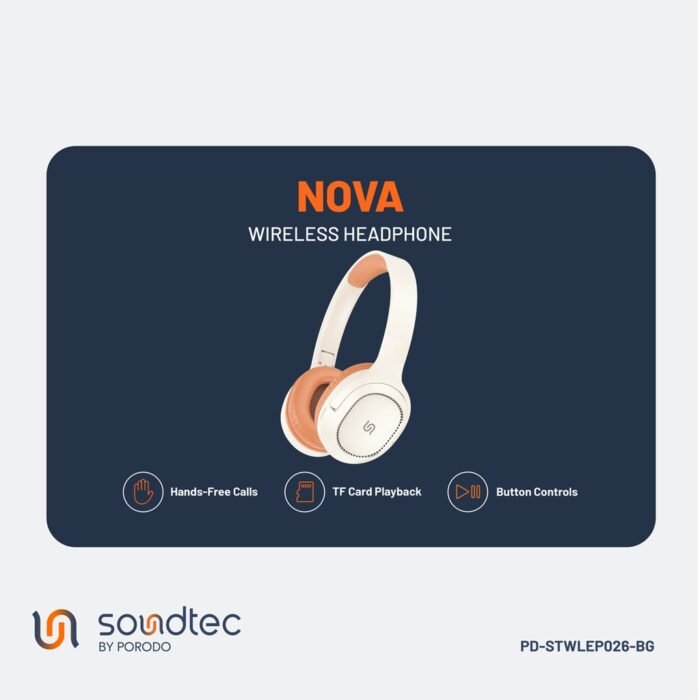 Porodo Soundtec Nova Wireless Headphone (9)